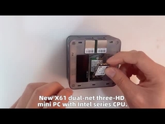 インテル アルダーレイク N95 4コア 4スレッドミニPC LPDDR5 12G 2 イーサネットとWiFi