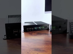 インテル・コア I7-6500Uプロセッサ 4つのLANとダブルCOMのインダストリアルミニPC