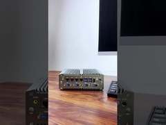 インテル・コア I7-10510Uプロセッサ 4 つのLANと6 つのCOMを搭載したインダストリアルミニPC