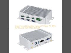 Intel i3 産業用ファンレス PC 6COM GPIO
