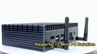インテルコア I7 1270P プロセッサミニ PC ソフトルーターファイアウォール 2 LAN 2 HD-MI 1 DP 1 Type-C 用 Dail