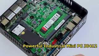 インテル セレロン J6412 インダストリアル ミニPC 4コア 4スレッド デュアルLAN デュアルCOM