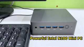 インテル N100 プロセッサー デュアルLAN ミニPC 4つのUSB DDR4 46GB RAM