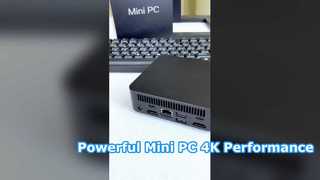 ホームオフィスおよびゲーム用の1ギガビットイーサネットポート2HD-MI 1Type-Cを備えたインテルN250プロセッサミニPC