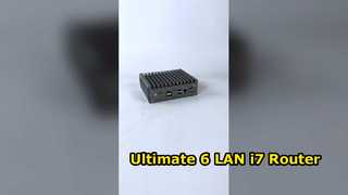 ソフト ルーター Intel Celeron J6412 プロセッサー (6 Lan 1 HD-MI 1 DP)