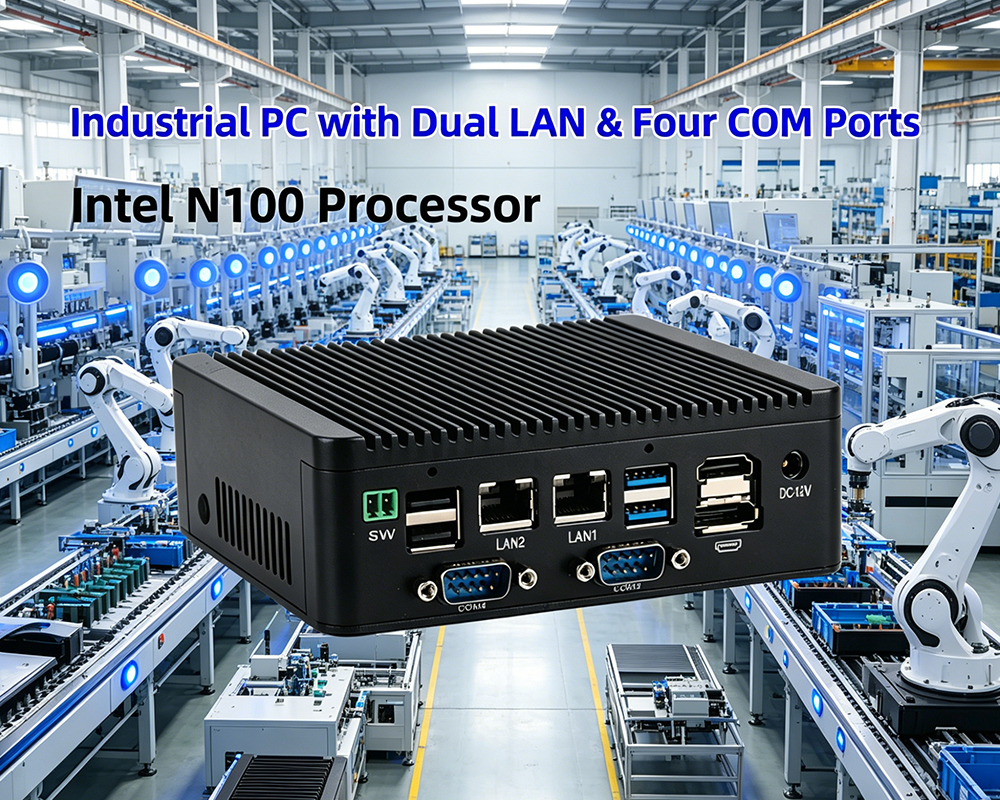 最新の企業ブログについて From Machine Control to Data Transmission: Dual-LAN 4-COM Industrial PCs Enable Edge Deployment