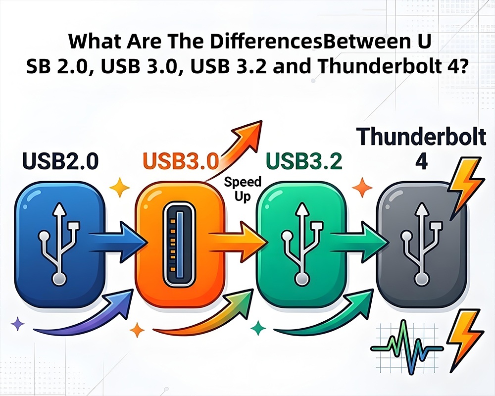 最新の企業ブログについて USB2.0 USB3.0 USB3.2 とThunderbolt 4 の違いとは