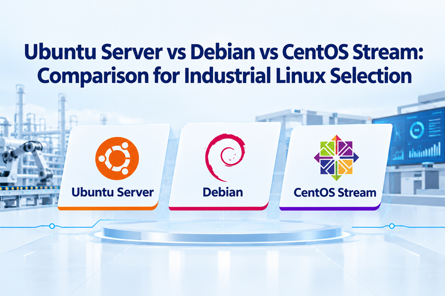 最新の企業ブログについて Ubuntu Server vs Debian vs CentOS Stream: 産業用Linux選択のための比較