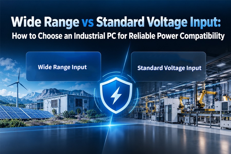 最新の企業ブログについて Wide Range vs Standard Voltage Input: How to Choose an Industrial PC for Reliable Power Compatibility