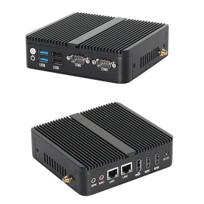 購入 Intel Celeron J6412 プロセッサ DDR4 16GB RAM と 2 HD インダストリアルファンレス PC オンライン製造