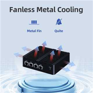 購入 Intel N150 Processor With Four LAN and Dual COM 1HDMI 1DP Industrial Mini PC オンライン製造