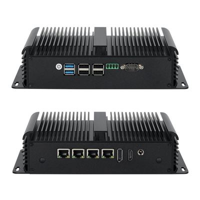 購入 Intel N100 プロセッサー搭載、LAN x4、デュアルCOM、USB x6 の産業用ミニPC オンライン製造