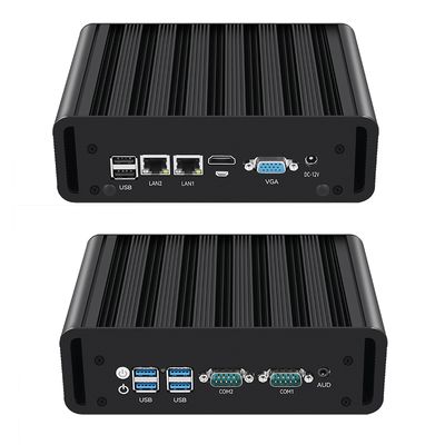 購入 Intel Core i7 4500U搭載 デュアルLAN、デュアルCOM、4 USB3.0対応産業用ミニPC オンライン製造