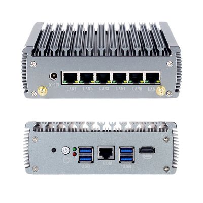 購入 インテルセレロンJ6412 PC 6つのLAN,1つのCOMと4つのUSBミニコンピュータ オンライン製造