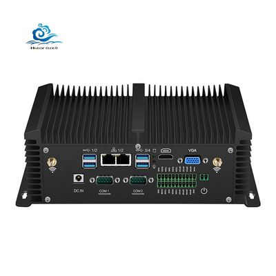 購入 Fanless Industrial PC with All Aluminum Alloy Casing Multiple OS Support and WIFI Intel Core i5 DDR4 RAM オンライン製造