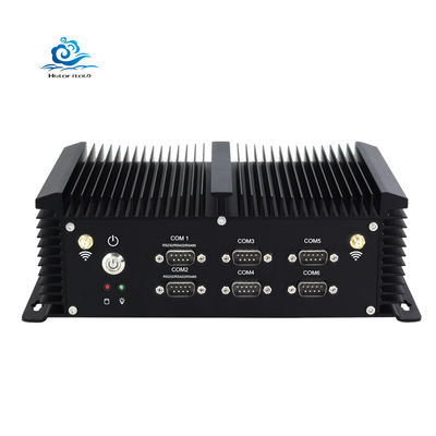 購入 Intel Core i5-4200U Industrial Mini PC with 6*RS232 RS422 RS485 8*USB and IP68 Rated Fanless Embedded Computer オンライン製造