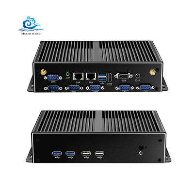 購入 Industrial Mini PC with 6 RS232 Ports Low Power 12V and 6 USB Ports Fanless Design for Embedded Applications online manufacture