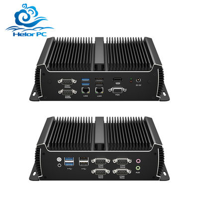 購入 Fanless Aluminum Industrial PC with Intel Core i5-4200U Compact Embedded Computer for Harsh Environments online manufacture