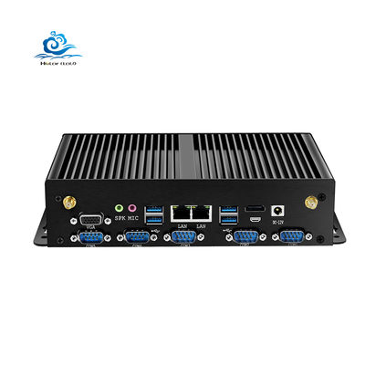 購入 HLY J1900 8つのUSBポート3G/4G LTEとコンパクトサイズ235x137x55mmの扇風機のない埋め込みコンピュータを持つ産業用PC オンライン製造