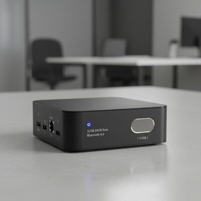 購入 32GB 64GB Rom ミニPC 搭載 Bluetooth 4.0 と 1 X USB C ポート オンライン製造