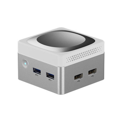 インテル N100 ミニキューブコンピュータ LPDDR5 デュアル ギガビット イーサネット RJ45 ミニPC