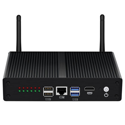 Intel Core I3 / I5 ファンのないデスクトップ ソフトウェア ルーター 6 RJ45 LAN DDR3 8GB RAM