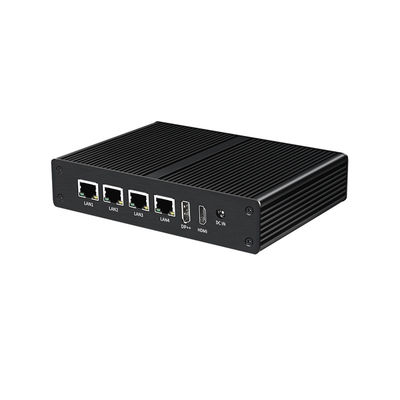 インダストリアル・ファンレスミニコンピュータ Linux Intel N100 DDR4 16G RAM 4LAN デュアルCOM