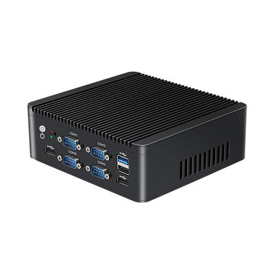 インテル N5000 J4125 4コアミニPC デュアルLAN 6 COM と DDR4 8G まで