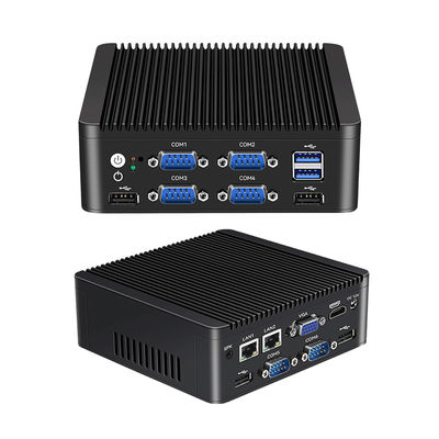 Intel Celeron J4125 Pentium N5000 ミニPC DDR4 RAM と MSATA SSD Windows Linux を搭載している