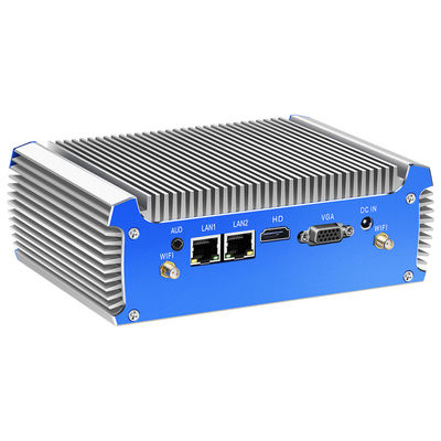 2LAN 2COM と 双画面 ディスプレイ を サポート する インテル シリーズ 扇風機 のない 産業用 PC