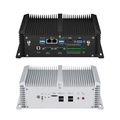 デュアルLAN デュアルCOM 扇風機のない産業用PC デュアルチャネルDDR4 Win 10 Linux