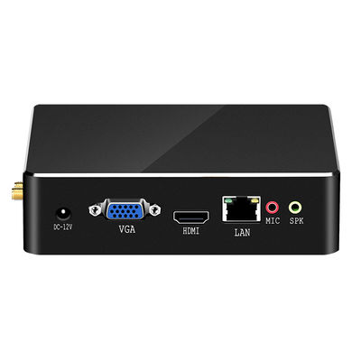 インテルコア I5 7200U 黒色ミニコンピュータ DDR3L 16GB RAM シングルLAN オフィス用