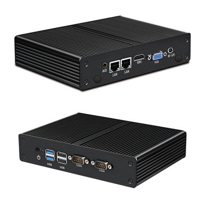 インテル ペンティウム セレロン インダストリアル ファンレス ミニ PC ODM OEM カスタマイズをサポート
