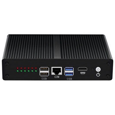 インテル ペンティウム 4405U ミニ PC ラウター 6 イーサネット 黒 アルミ シャーシ
