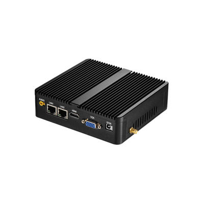 ファンレス産業用ミニPC インテルセレロンプロセッサ 双面LAN 双面COM