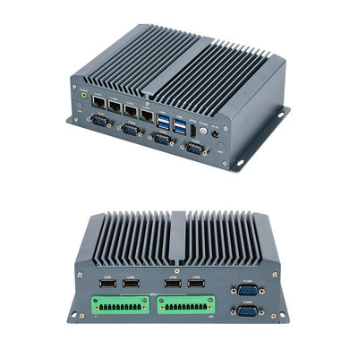 扇風機のない産業用PC インテルコアi5 8250U 4 イーサネット GPIO ミニコンピュータ COM
