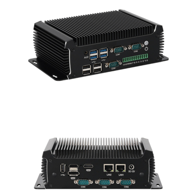 インテル N97 ミニPC 扇風機のない工業用PC 16 GB 2 LAN 6 COM