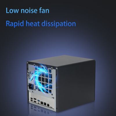 NASサーバー N100 6ベイ ホストインターフェース NAS ネットワークアタッチストレージエンクロージャー