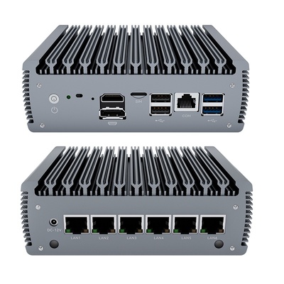 Intel Celeron J6412 プロセッサー ソフトルーター 6 LAN 1 HD-MI 1 DP